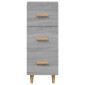 vidaXL Ντουλάπι Γκρι Sonoma 34,5x34x90 εκ. από Επεξεργασμένο Ξύλο