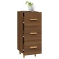 vidaXL Ντουλάπι Καφέ Δρυς 34,5 x 34 x 90 εκ. Επεξεργασμένο Ξύλο