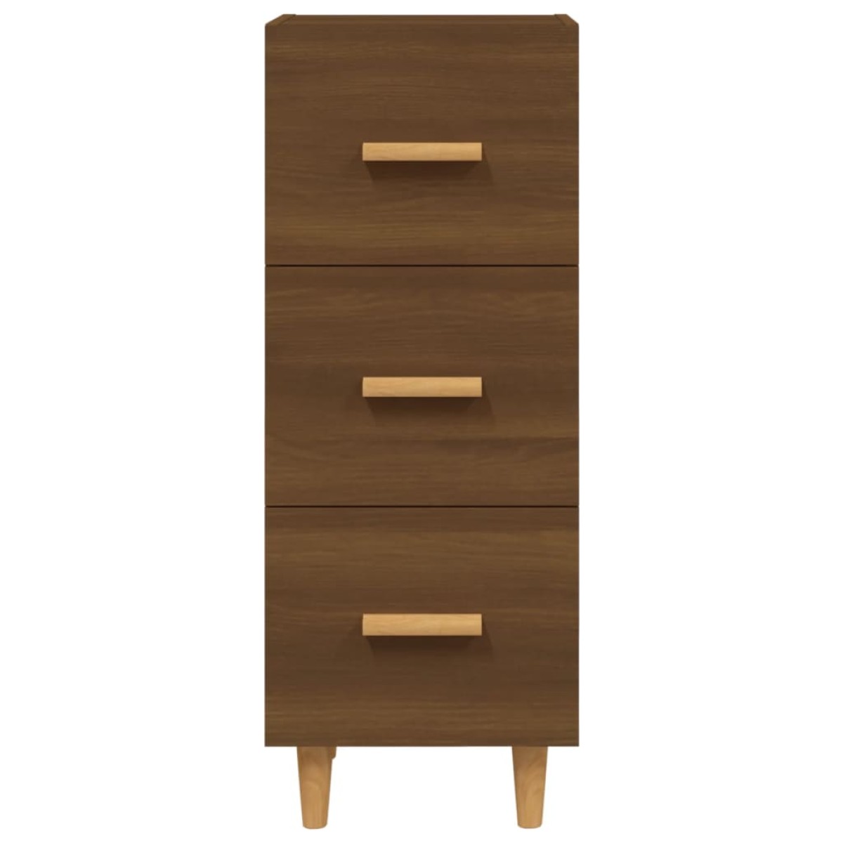 vidaXL Ντουλάπι Καφέ Δρυς 34,5 x 34 x 90 εκ. Επεξεργασμένο Ξύλο