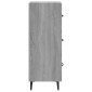 vidaXL Ντουλάπι Γκρι Sonoma 34,5x34x90 εκ. από Επεξεργασμένο Ξύλο