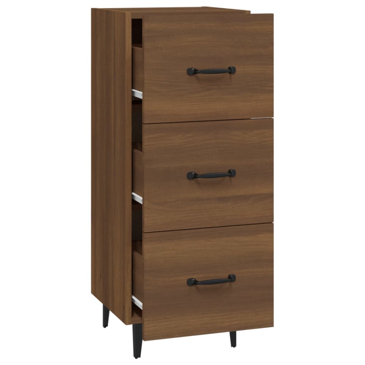 vidaXL Ντουλάπι Καφέ Δρυς 34,5 x 34 x 90 εκ. Επεξεργασμένο Ξύλο