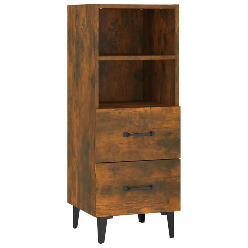 vidaXL Ντουλάπι Καπνιστή Δρυς 34,5 x 34 x 90 εκ. Επεξεργασμένο Ξύλο