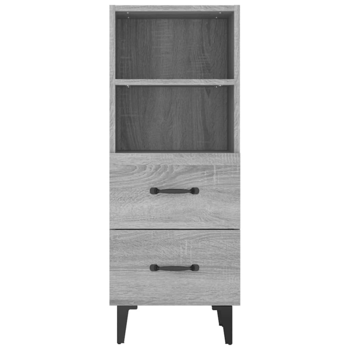 vidaXL Ντουλάπι Γκρι Sonoma 34,5x34x90 εκ. από Επεξεργασμένο Ξύλο