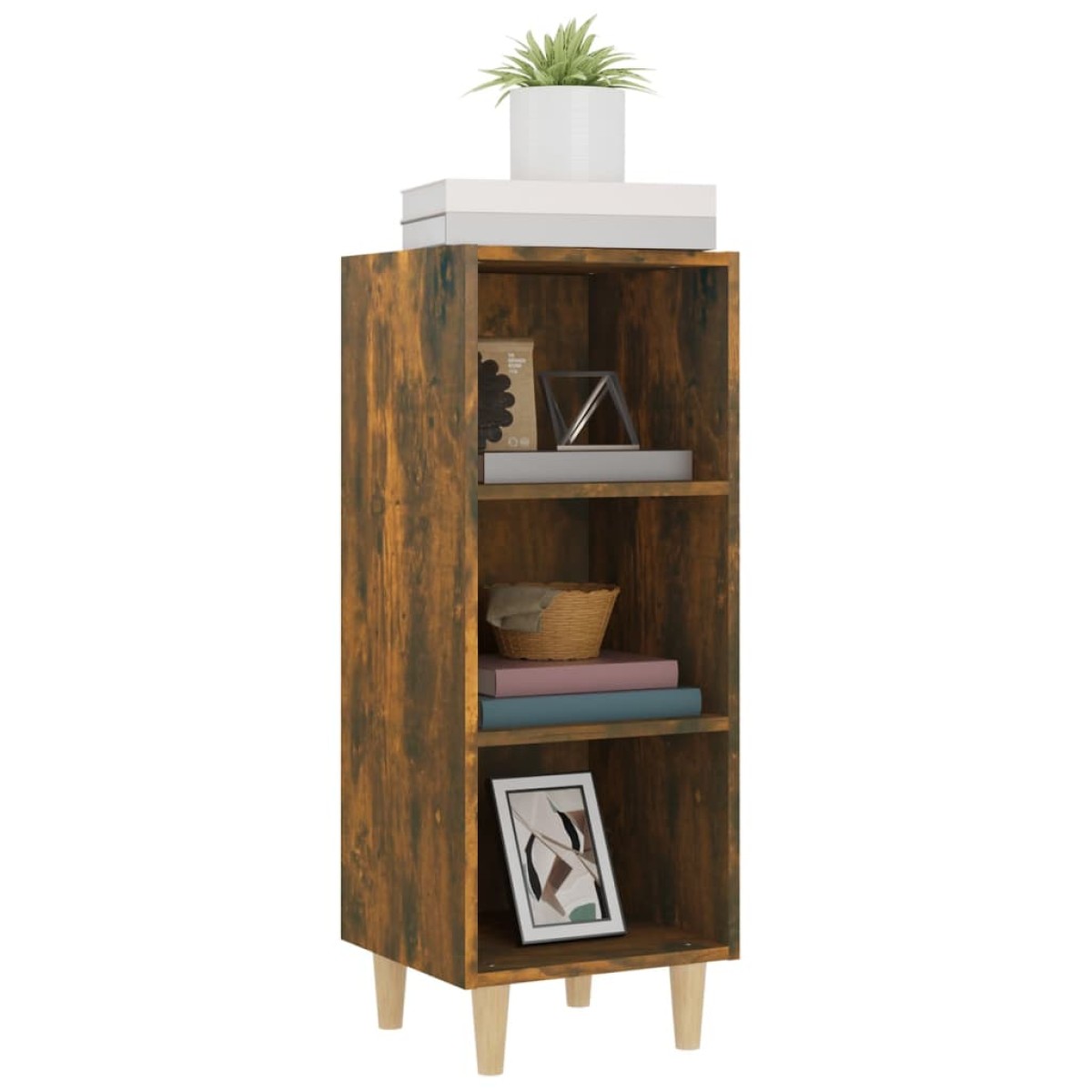 vidaXL Ντουλάπι Καπνιστή Δρυς 34,5 x 32,5 x 90 εκ. Επεξεργασμένο Ξύλο