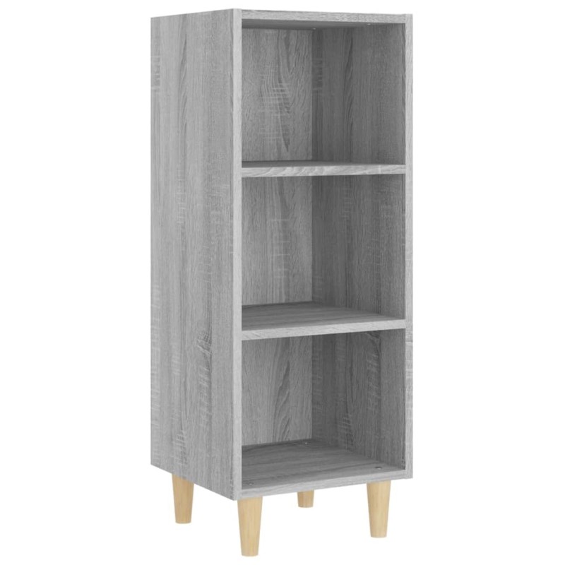 vidaXL Ντουλάπι Γκρι sonoma 34,5x32,5x90εκ. από Επεξεργασμένο Ξύλο