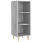 vidaXL Ντουλάπι Γκρι sonoma 34,5x32,5x90εκ. από Επεξεργασμένο Ξύλο