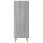 vidaXL Ντουλάπι Γκρι sonoma 34,5x32,5x90εκ. από Επεξεργασμένο Ξύλο