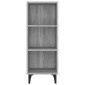 vidaXL Ντουλάπι Γκρι sonoma 34,5x32,5x90εκ. από Επεξεργασμένο Ξύλο