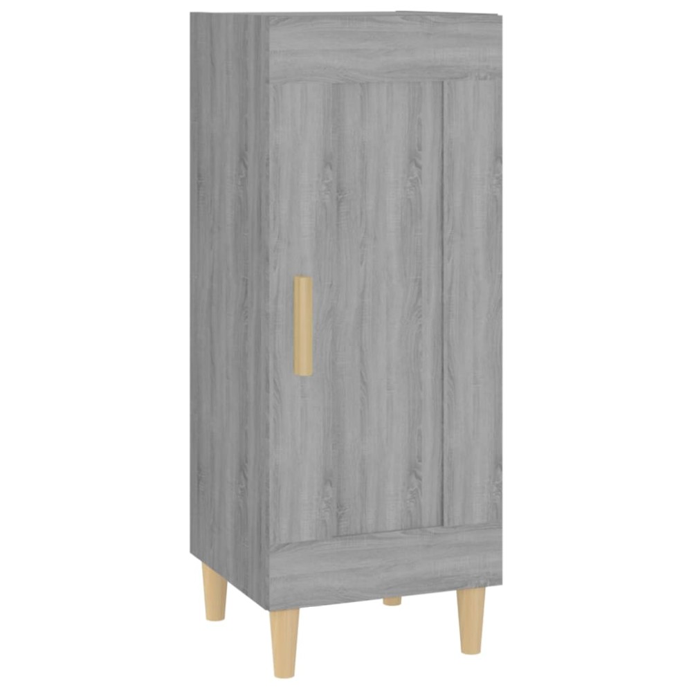 vidaXL Ντουλάπι Γκρι Sonoma 34,5x34x90 εκ. από Επεξεργασμένο Ξύλο