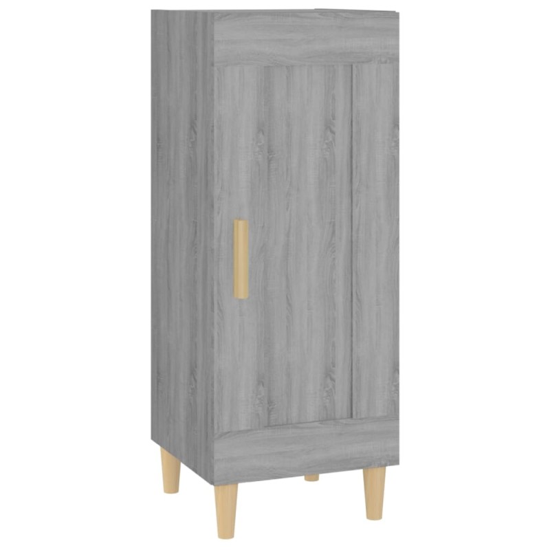 vidaXL Ντουλάπι Γκρι Sonoma 34,5x34x90 εκ. από Επεξεργασμένο Ξύλο