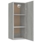 vidaXL Ντουλάπι Τοίχου Γκρι sonoma 34,5x34x90 εκ. Επεξεργασμένο Ξύλο