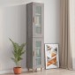 vidaXL Ντουλάπι Τοίχου Κρεμαστό Γκρι sonoma 34,5x34x90 εκ.
