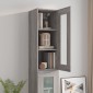 vidaXL Ντουλάπι Τοίχου Κρεμαστό Γκρι sonoma 34,5x34x90 εκ.