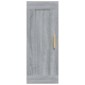 vidaXL Ντουλάπι Τοίχου Γκρι Sonoma 35x34x90 εκ. Επεξεργασμένο Ξύλο