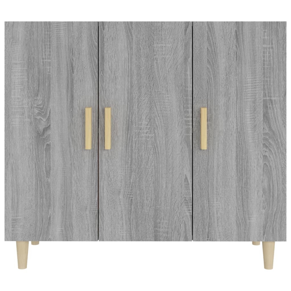 vidaXL Ντουλάπι Γκρι Sonoma 90 x 34 x 80 εκ. από Επεξεργασμένο Ξύλο