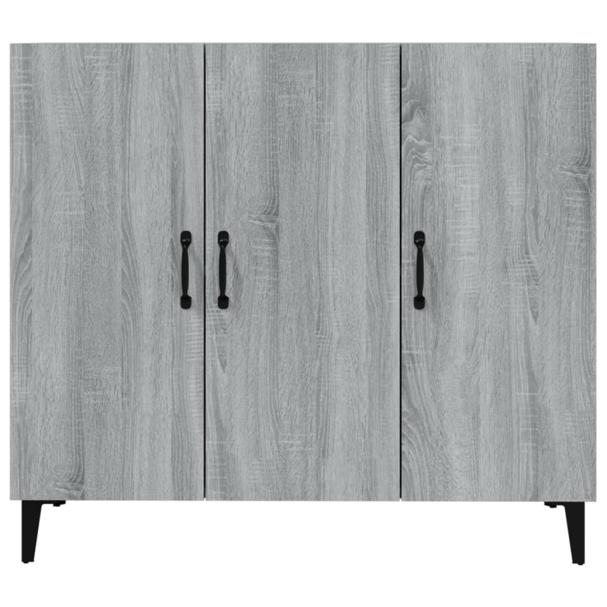 vidaXL Ντουλάπι Γκρι Sonoma 90 x 34 x 80 εκ. από Επεξεργασμένο Ξύλο