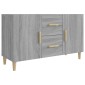 vidaXL Μπουφές Γκρι Sonoma 100 x 36 x 60 εκ. από Επεξεργασμένο Ξύλο