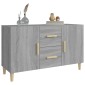 vidaXL Μπουφές Γκρι Sonoma 100 x 36 x 60 εκ. από Επεξεργασμένο Ξύλο