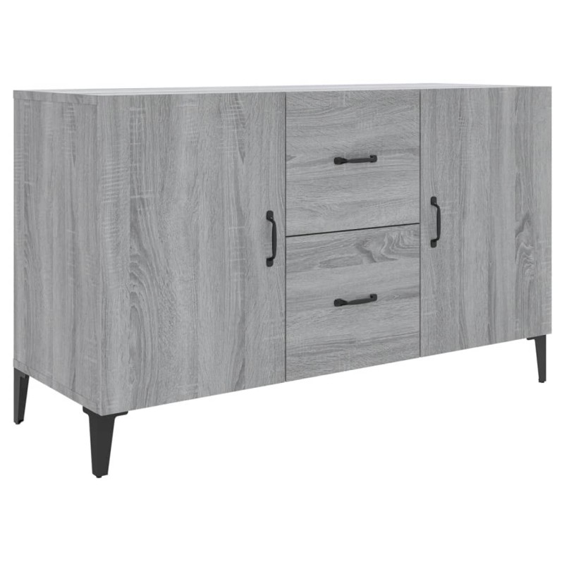 vidaXL Μπουφές Γκρι Sonoma 100 x 36 x 60 εκ. από Επεξεργασμένο Ξύλο