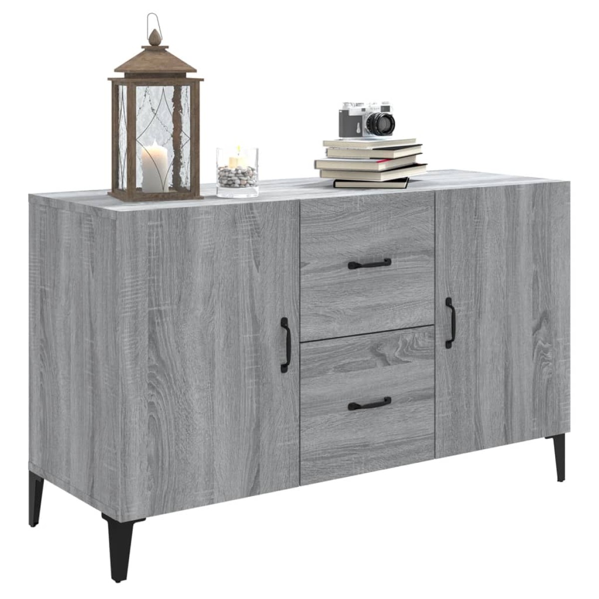 vidaXL Μπουφές Γκρι Sonoma 100 x 36 x 60 εκ. από Επεξεργασμένο Ξύλο
