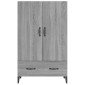 vidaXL Ντουλάπα Γκρι Sonoma 70 x 31 x 115 εκ. από Επεξεργασμένο Ξύλο