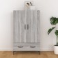 vidaXL Ντουλάπα Γκρι Sonoma 70 x 31 x 115 εκ. από Επεξεργασμένο Ξύλο