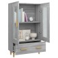 vidaXL Ντουλάπα Γκρι Sonoma 70 x 31 x 115 εκ. από Επεξεργασμένο Ξύλο