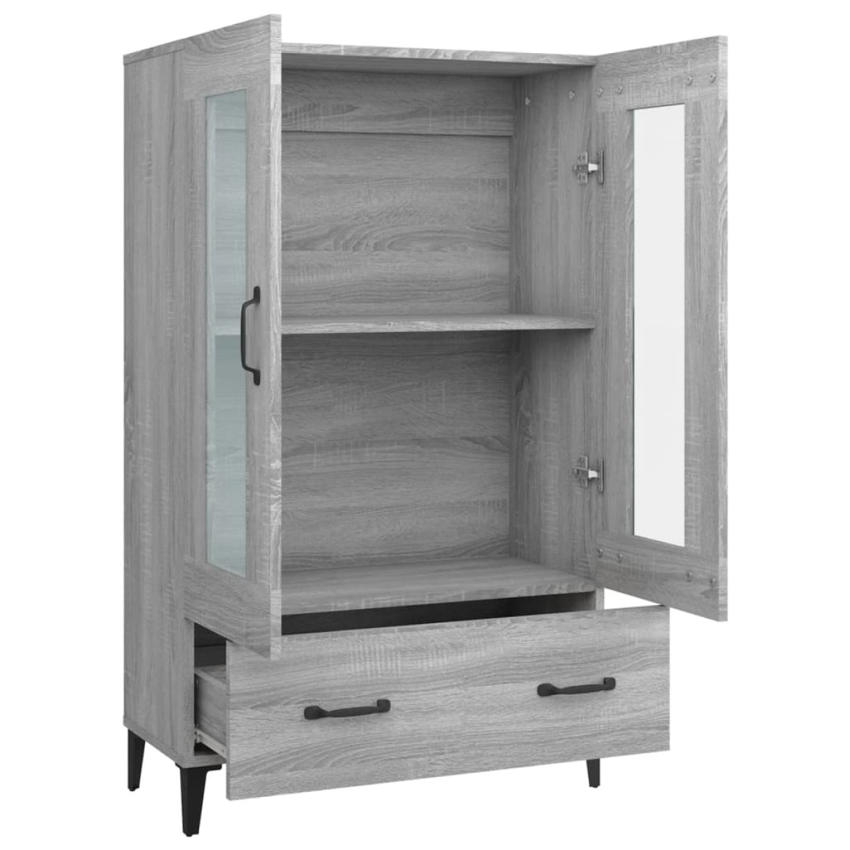 vidaXL Ντουλάπα Γκρι Sonoma 70 x 31 x 115 εκ. από Επεξεργασμένο Ξύλο