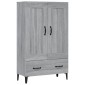 vidaXL Ντουλάπα Γκρι Sonoma 70 x 31 x 115 εκ. από Επεξεργασμένο Ξύλο