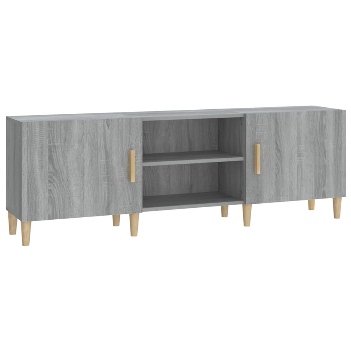 vidaXL Έπιπλο Τηλεόρασης Γκρι Sonoma 150x30x50 εκ. από Επεξεργ. Ξύλο