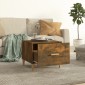 vidaXL Τραπεζάκια Σαλονιού 2 τεμ Καπνιστή Oak 50x50x40 εκ Επεξ. Ξύλο