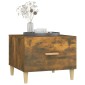 vidaXL Τραπεζάκια Σαλονιού 2 τεμ Καπνιστή Oak 50x50x40 εκ Επεξ. Ξύλο