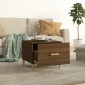 vidaXL Τραπεζάκια Σαλονιού 2 τεμ Brown Oak 50x50x40 εκ Επεξ. Ξύλο