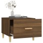 vidaXL Τραπεζάκια Σαλονιού 2 τεμ Brown Oak 50x50x40 εκ Επεξ. Ξύλο