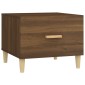 vidaXL Τραπεζάκια Σαλονιού 2 τεμ Brown Oak 50x50x40 εκ Επεξ. Ξύλο