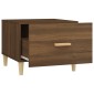 vidaXL Τραπεζάκια Σαλονιού 2 τεμ Brown Oak 50x50x40 εκ Επεξ. Ξύλο