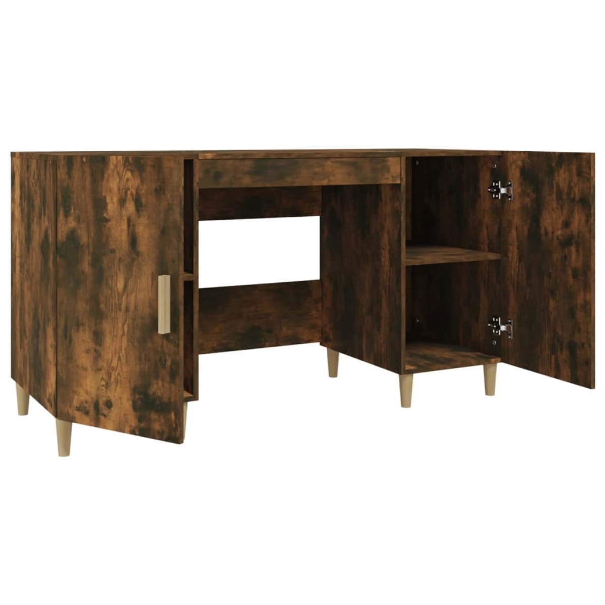 vidaXL Γραφείο Καπνιστή Δρυς 140 x 50 x 75 εκ. από Επεξεργασμένο Ξύλο