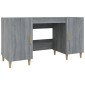 vidaXL Γραφείο Γκρι Sonoma 140x50x75 εκ. από Επεξεργασμένο Ξύλο