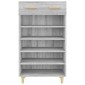 vidaXL Παπουτσοθήκη Γκρι Sonoma 60x35x105 εκ. από Επεξεργασμένο Ξύλο