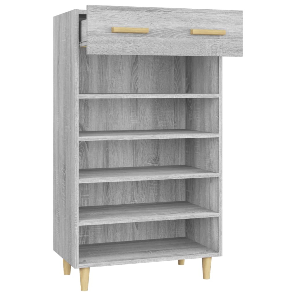 vidaXL Παπουτσοθήκη Γκρι Sonoma 60x35x105 εκ. από Επεξεργασμένο Ξύλο