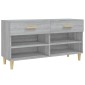 vidaXL Παπουτσοθήκη Γκρι Sonoma 102x35x55 εκ. από Επεξεργασμένο Ξύλο