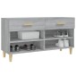 vidaXL Παπουτσοθήκη Γκρι Sonoma 102x35x55 εκ. από Επεξεργασμένο Ξύλο