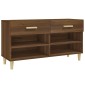 vidaXL Παπουτσοθήκη Καφέ Δρυς 102x35x55 εκ. από Επεξεργασμένο Ξύλο