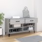 vidaXL Παπουτσοθήκη Γκρι Sonoma 102x35x55 εκ. από Επεξεργασμένο Ξύλο