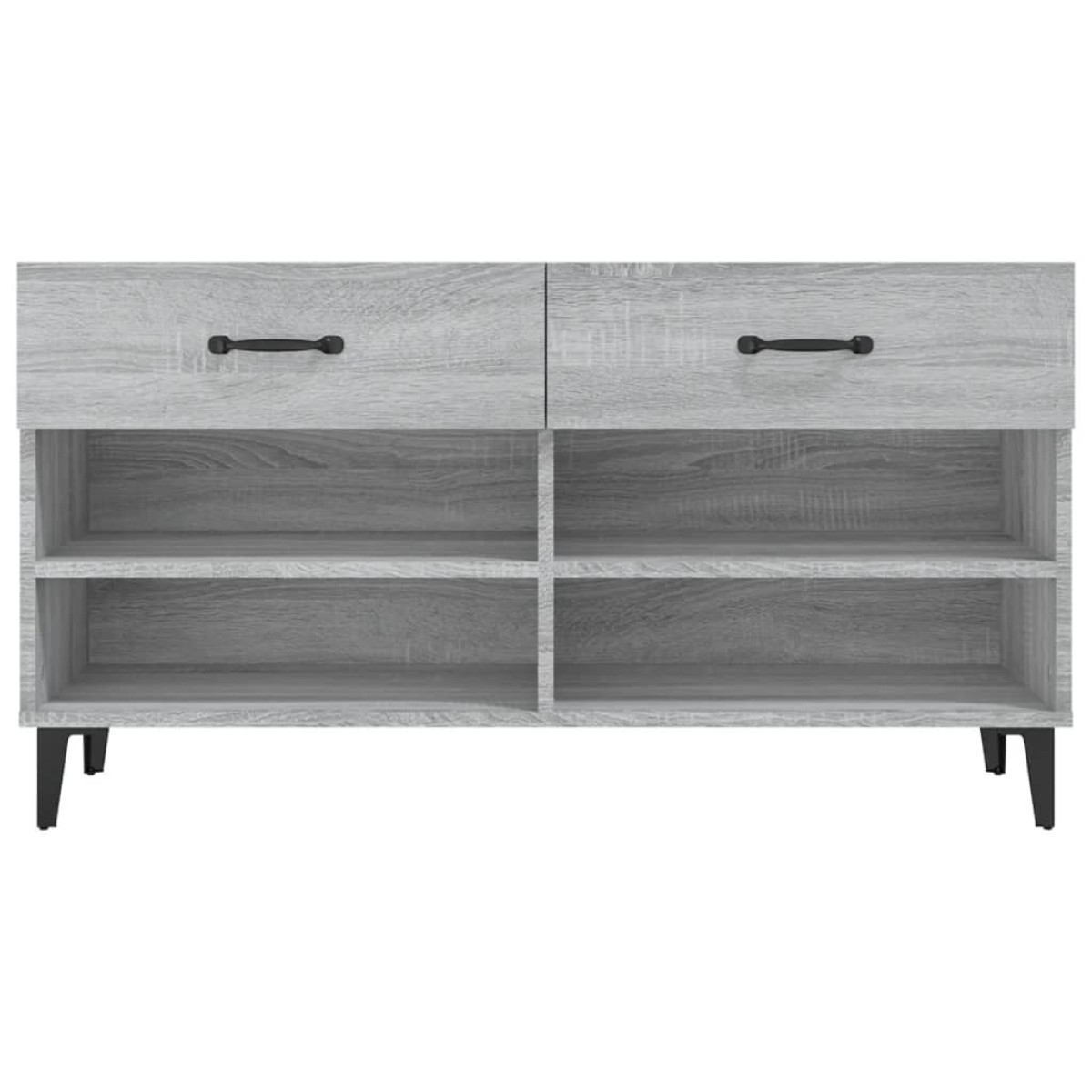 vidaXL Παπουτσοθήκη Γκρι Sonoma 102x35x55 εκ. από Επεξεργασμένο Ξύλο