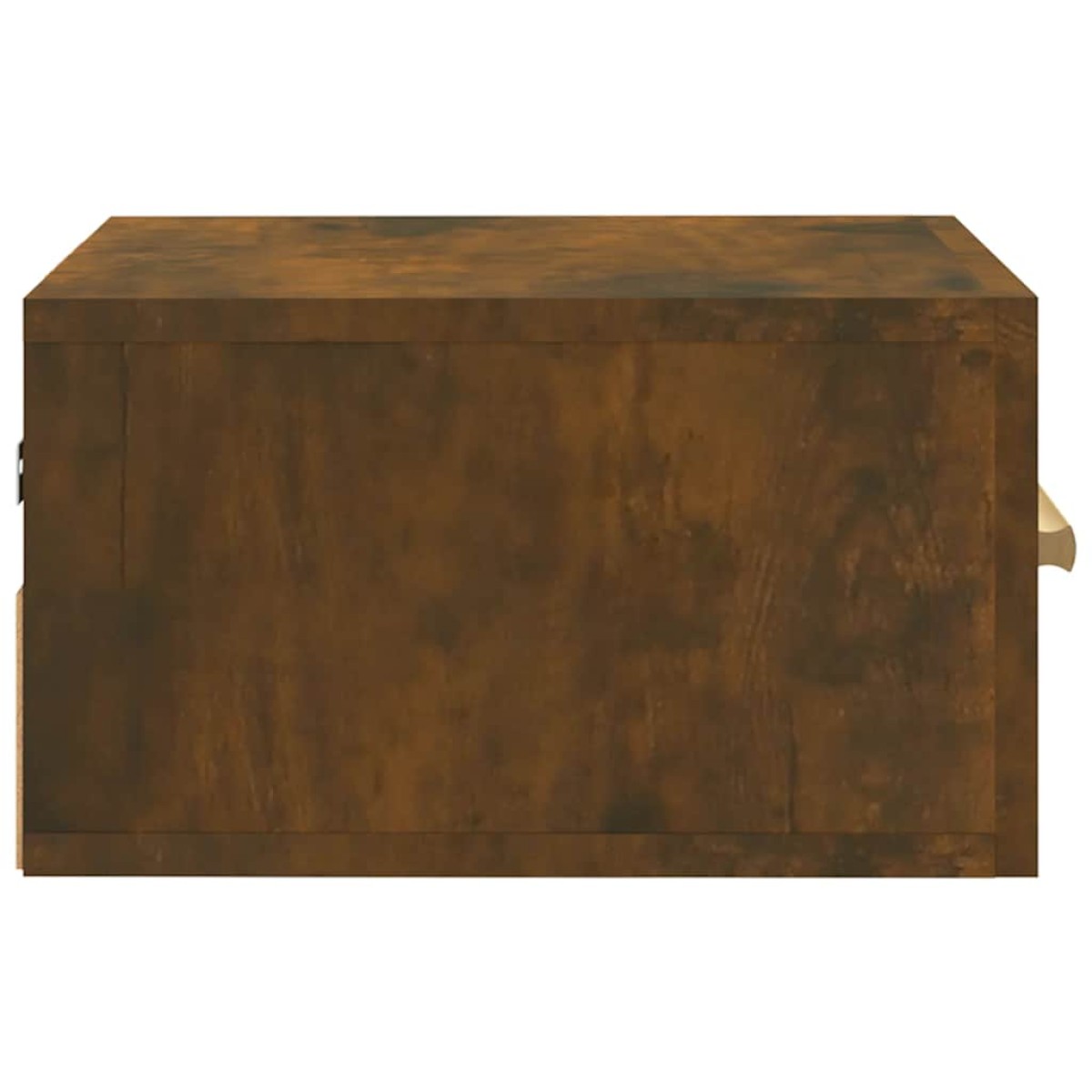 vidaXL Κομοδίνο Επιτοίχιο Καπνιστή Δρυς 35 x 35 x 20 εκ.
