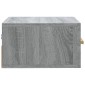 vidaXL Κομοδίνα Επιτοίχια Γκρι Sonoma 35 x 35 x 20 εκ.