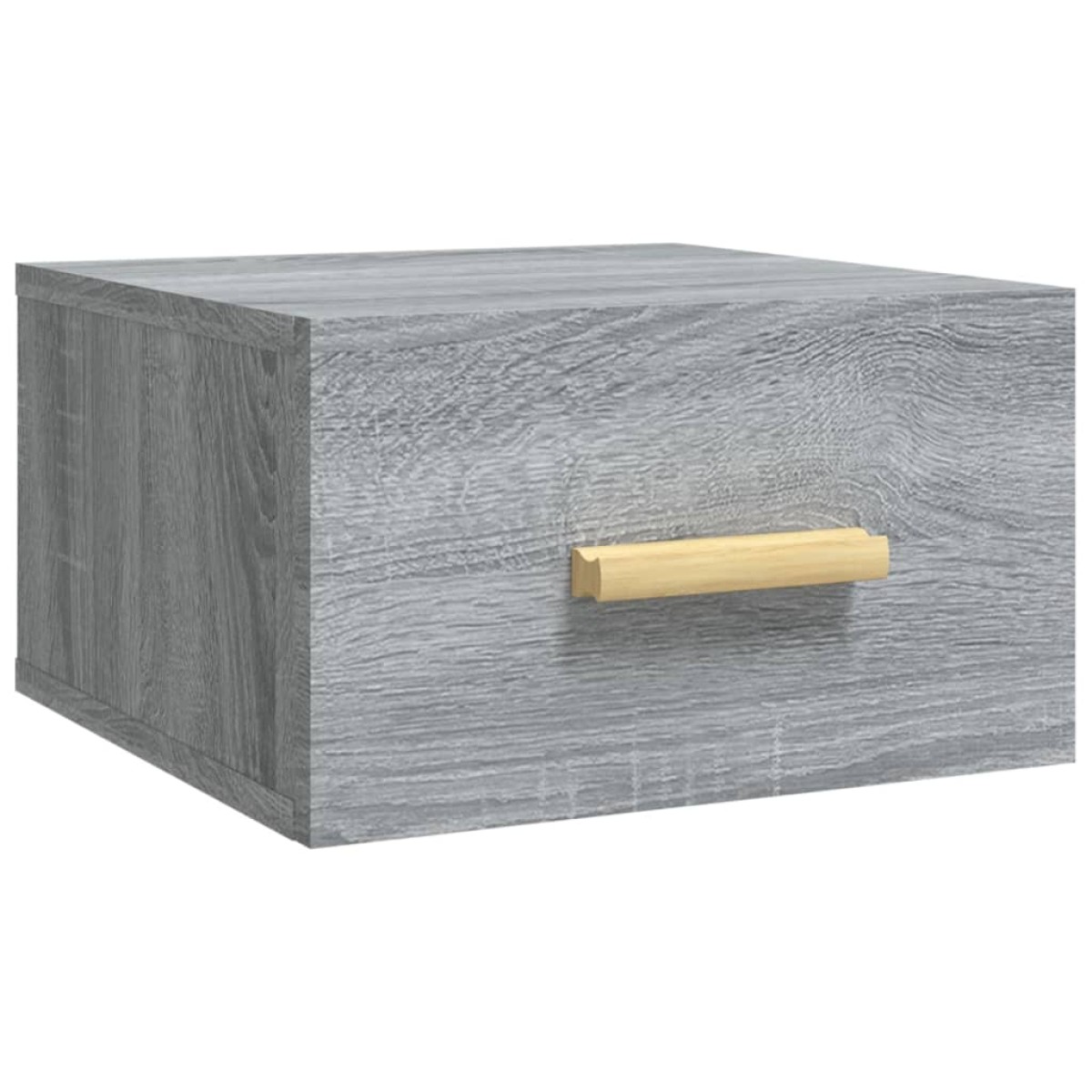 vidaXL Κομοδίνα Επιτοίχια 2 τεμ. Γκρι Sonoma 35 x 35 x 20 εκ.