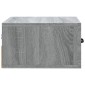 vidaXL Κομοδίνα Επιτοίχια Γκρι Sonoma 35 x 35 x 20 εκ.
