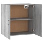 vidaXL Ντουλάπι Τοίχου Γκρι Sonoma 60x31x60εκ. Επεξεργασμένο Ξύλο